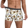 thumbnail image 2 of Kdxio Men's Boxer Briefs with German Shepherd Dog Print - Comfortable and Breathable Underwear for Everyday Wear, 2 of 7