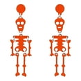Halloween Decorations Halloween Earrings For Women Acrylic Skeleton