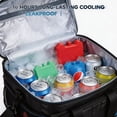 thumbnail image 5 of Large Insulated Soft Cooler Bag 19L with 5 Reusable Ice Packs, Leakproof Lunch Box for Work & Outdoor, 5 of 8