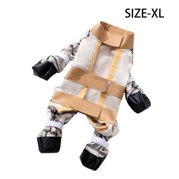 Antislip Dog with Adjustable Reflective Straps, All-Weather Protective Paws Cover for Outdoor