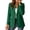 Green women long sleeve blazer a1, variant on Women's Long Sleeve Blazer Button Down Open Front Collar Casual Work Business Jacket Fall Spring Office Outerwear Coat, Yellow 3XL