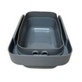 thumbnail image 5 of Self Cleaning Cat Litter Box Waste Collection Bin Sturdy ABS Material Compact Size 385x235x145mm for Smart Pet Toilets, 5 of 9
