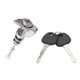 thumbnail image 2 of Cilindro de cerradura de puerta del lado del conductor izquierdo y llaves Yashi 1.8L 2.0L 2011-2016 81970-3XA00 Plata, 2 of 5