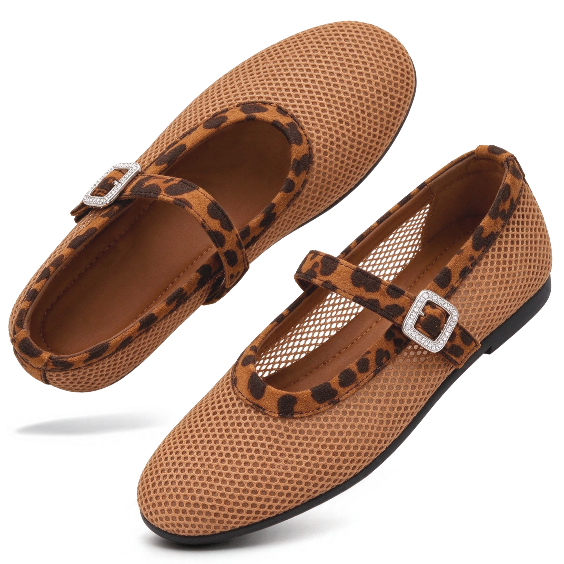 BERANMEY Women's Breathable Mesh Ballet Flats photo 1