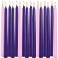 thumbnail image 1 of Candle WPONSZU, paquete de 16 unidades, con forma de cono de Adviento, 25 cm, sin perfume, 1 of 4