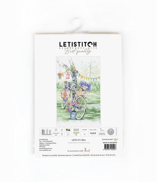 Letistitch Bike Counted Cross-Stitch Kit
