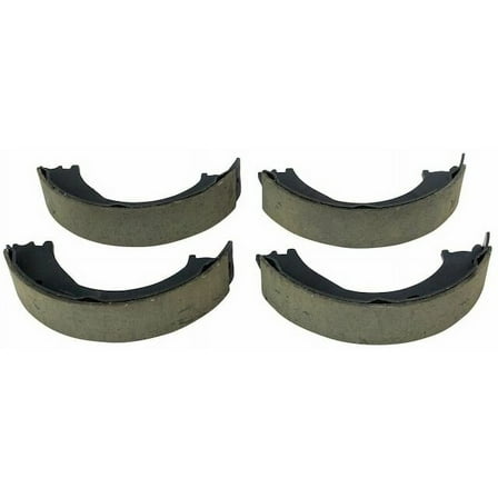 Rear Brake Shoe Set - Compatible with 1980 - 1997 Ford F-350 1981 1982 1983 1984 1985 1986 1987 1988 1989 1990 1991 1992 1993 1994 1995 1996