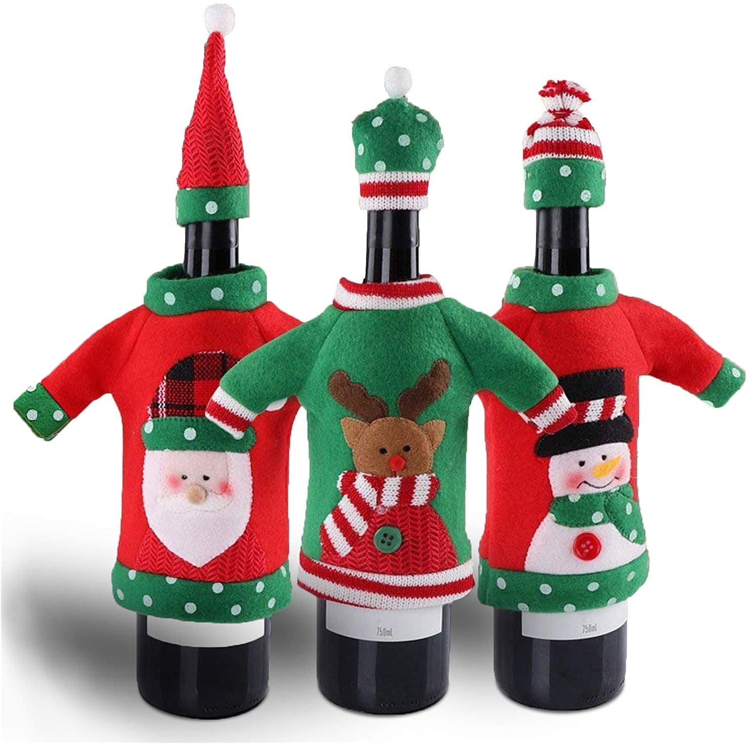 sweater wine bottle cover