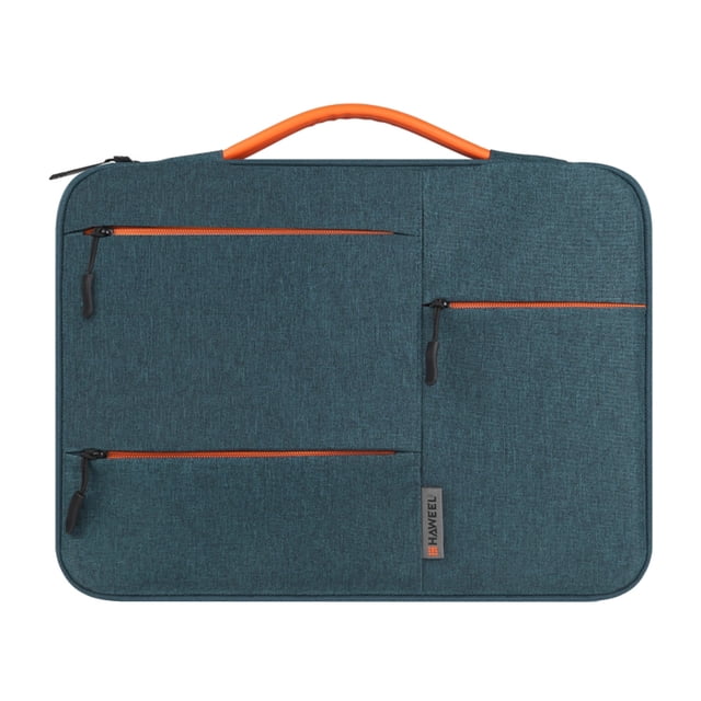 15 Inch Universal Business Laptop Handbag Waterproof Multiple-layer Protection PU Handle