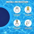 thumbnail image 4 of Children‘s Toys Water Spray Mat PVC Thickened Pet Bath Inflatable Pool Bath Outdoor Games Dog Toys Mat  Lawn Swimming Pool Mat, 4 of 6