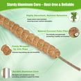 thumbnail image 3 of HOMEYA 4Pcs 28 inch Bendable Moss Pole for Monstera Climbing Plants Coir Plant Support Stick, 3 of 9