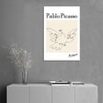 thumbnail image 5 of Picasso First Dove of Peace Room Aesthetic Poster Print Art Wall Painting Canvas Posters Gifts Modern Bedroom Decor 24x36inch(60x90cm), 5 of 6