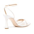 thumbnail image 4 of XYD Women Pointy Toe Bowknot Slingback Pumps Lace Ankle Strap High Heels Elegant Wedding Dressy Sandal Shoes Size 12.5 White, 4 of 4