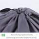 thumbnail image 5 of Polyester Drawstring Bag Sports Marathon Drawstring Bag Gray, 5 of 5