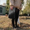 thumbnail image 3 of LOVIVER Compact Folding Camping Table Stand Holder 310 Portable Picnic Table with a Bag Black, 3 of 8