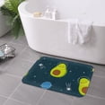 thumbnail image 6 of Kdxio Avocado in Space,16" x 24", Non-Slip Front Door Mats,Outdoor Welcome Mat Washable, 6 of 9