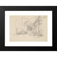 thumbnail image 2 of Henryk Siemiradzki 24x17 Black Modern Framed Museum Art Print Titled - Sketch of the Stage in the Interior (1883), 2 of 5