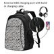 thumbnail image 2 of Balery Wild Animal Leopard Print Mochila con carga USB para hombre y mujer - Mochila impermeable y antirrobo para laptop con puerto USB para viajes, trabajo, 2 of 7