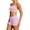 Pink, variant on XFeng.Women's Crisscross Back Sports Bra & High Waist Lifting Shorts 2 Piece Yoga Set, Seamless Athletic Workout Outfit.Black.L