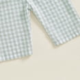 thumbnail image 7 of HWJAD Toddler Baby Girls Ruffle Sleeveless Smocked Romper One Piece Gingham Jumpsuit Summer Outfits Clothes, 7 of 7