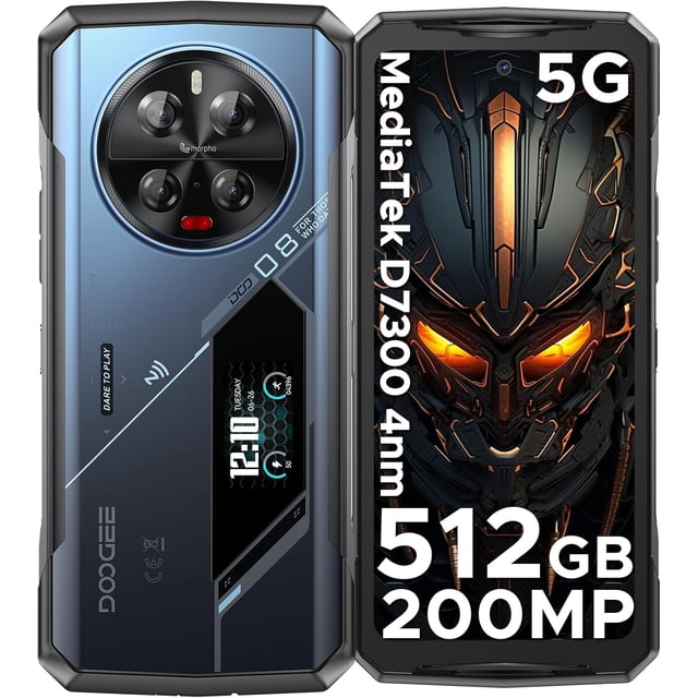 Cellphone DOOGEE V40 Pro 5G 36GB+512GB/TF 2TB 200MP 8680mAh