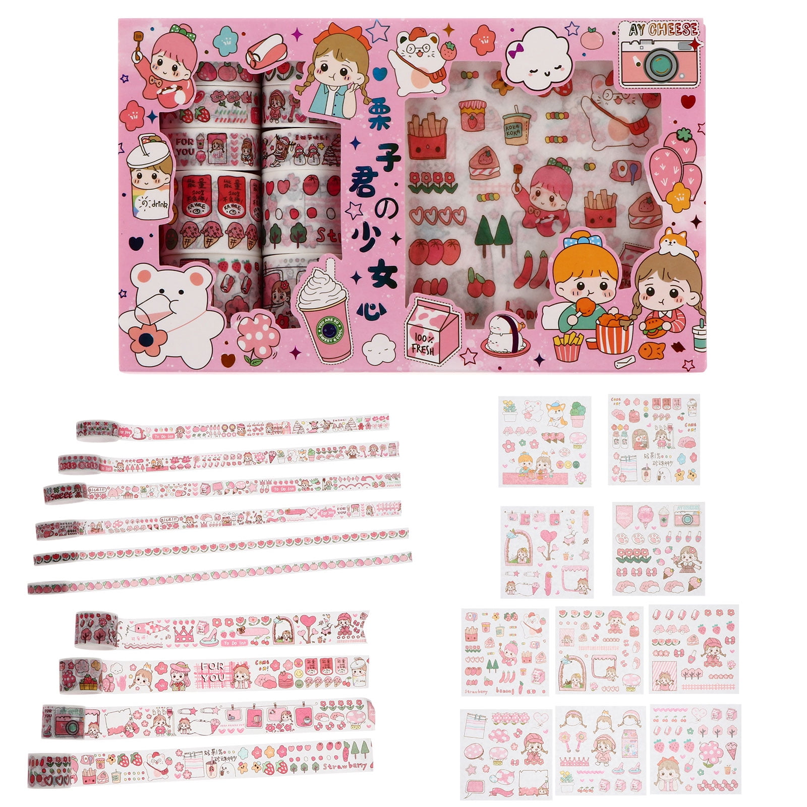 Style-Carry 453 Pcs Vintage Stickers for Journaling Scrapbooking Supplies,  Ephemera Pack with Scrapbook Papers Retro People Scrap Booking Supplies Kit  