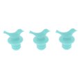 thumbnail image 2 of 3 piezas decorativas pajarito botella de vino tapón tapón de corcho tapón de Azul Sunnimix Tapón de botella de vino, 2 of 8