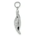 thumbnail image 2 of 10k White Gold 3-D Moveable Turtle Pendant 10C2545W, 2 of 3