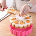 thumbnail image 2 of Fdelink Creative Plate Sushi Shaped Set Cake Heart Kitchen, Dining Bar, Cake Pans, Cake Baking Pans, 2 of 5