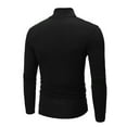 thumbnail image 4 of Xnihocha T-Shirt Col Roulé Simulé Manches Longues Basique Léger Thermique 3 Pcs Noir G, 4 of 5