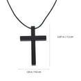 thumbnail image 2 of 1Pc Alloy Cross Rear View Mirror Pendant Car Interior Hanging Decor Auto Pendant, 2 of 8