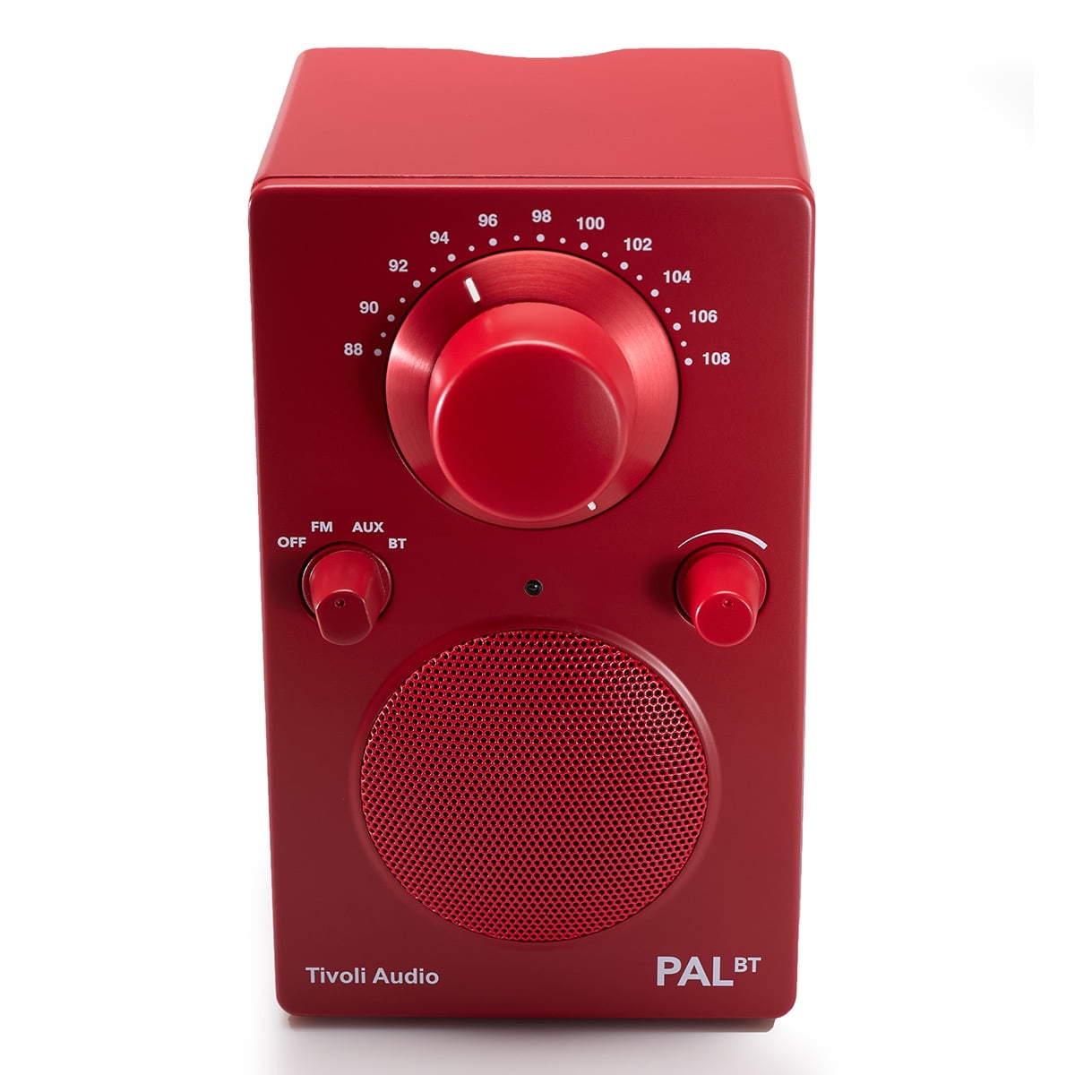 Tivoli Audio PAL BT Bluetooth FM Portable Radio and Speaker - Gen 3 (Red)