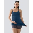 thumbnail image 5 of ANFERRY Maternity Tank Tops for Women Seamless Side Ruched Camisoles with Built in Bra Scoop Neck Y Back Pregnancy Basic Shirt, 5 of 10