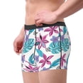 thumbnail image 2 of Pofeuu Hawaiian Style Print Men’s Boxer Briefs, Moisture-Wicking Underwear, Regular,Trunk-X-Large, 2 of 5