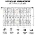 thumbnail image 2 of Blackout Kids Curtains,Boho Bohemia Geometric Line Art Childrens Insulated Curtains Set Of 2,Bedroom Essentials,Toddler Room Decor 42"x54"(106x137cm), 2 of 4