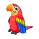 thumbnail image 3 of Muñeco de peluche de pájaro loro eléctrico realista, suave, regalo de cumpleaños, juguete de peluche de animal de dibujos animados, loro de peluche rojo, 3 of 8