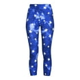 thumbnail image 5 of Women's Americana Print Capri Leggings, 5 of 5