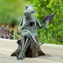 SPI Home  Joy of Reading Frog Garden Sculpture