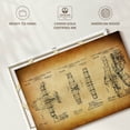 thumbnail image 6 of Elephant Stock Vintage Airplane Blueprint Wall Art - Horizontal Canvas Wall Art - Living Room Wall Decor - Patent Canvas - Orange And Brown Decor - 36" x 24", 6 of 8