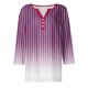 thumbnail image 4 of Top de mujer SCZ cuello redondo estampado degradado a rayas morado/s, 4 of 5