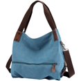 thumbnail image 1 of Women's Canvas Handbag Small Vintage Shopper Shoulder Bag, 1 of 5