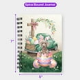 thumbnail image 5 of Easter Egg Weimaraner Bunny Ear Welcome Spring Truck Spiral Bound Journal Weim Gray Ghost Dog Lover 5x7in Spiral Notebook - 12002, 5 of 5