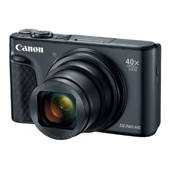 Cámara Canon PowerShot SX740 HS de 20,3 MP, zoom 40x, 4K, WiFi