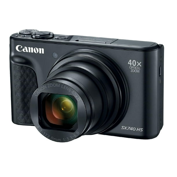 Cámara Canon PowerShot SX740 HS de 20,3 MP, zoom 40x, 4K, WiFi