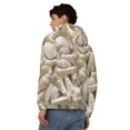 thumbnail image 4 of Uemuo Starfish and Sea Shells for Men's Fashion Full-zip Hoodies & Sweatshirts with Kangaroo Pocket, Zip-up Hooded Sweatshirt, Moisture Wicking & Breathable-Medium, 4 of 5