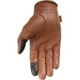 thumbnail image 2 of Thrashin Supply Siege Mens Leather Vented Gloves Brown MD, 2 of 4