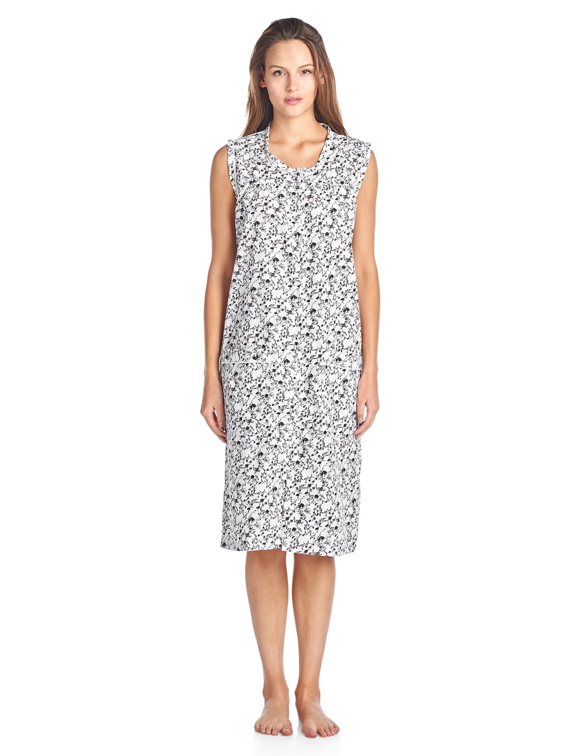sleeveless duster robe