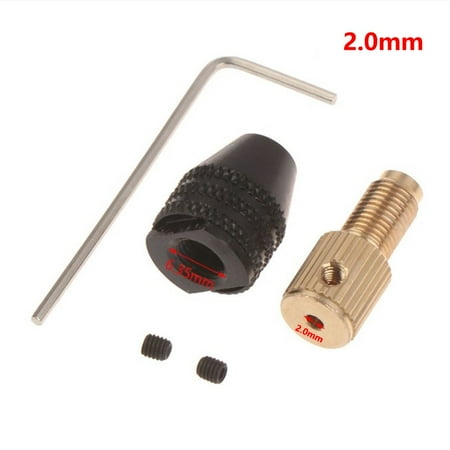 

Electric Motor Shaft Mini Chuck Fixture Clamp 0.3mm-4mm Small Drill Micro Chuck
