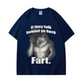 thumbnail image 1 of Si hablan a tus espaldas, pedorro sentado, lobo, literalmente yo, divertidas camisetas emo, camisetas unisex de moda vintage, ropa de calle., 1 of 7