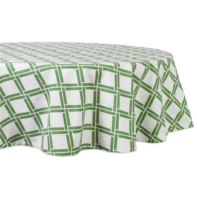 Design Imports CAMZ37390 Nappe Ronde en Bambou à Motif Treillis 70